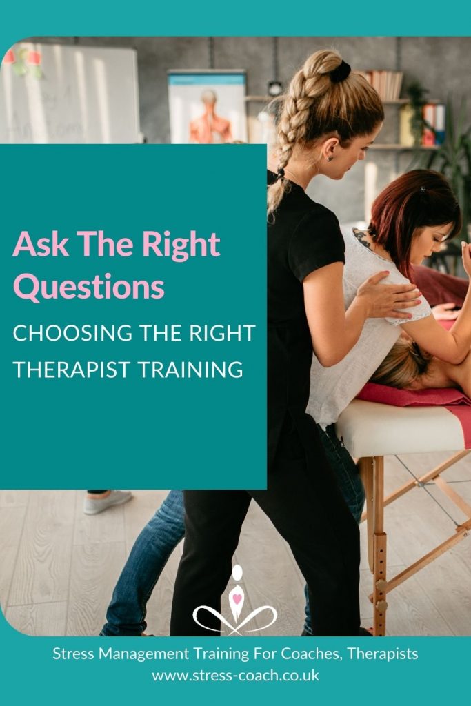 Ask The Right Questions When Choosing The Right Therapist Training