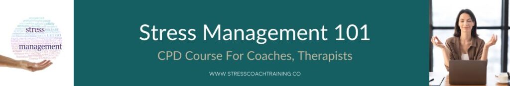 mind body stress course for therapists, life coaches and business coaches. Online Stress Management 101 training course